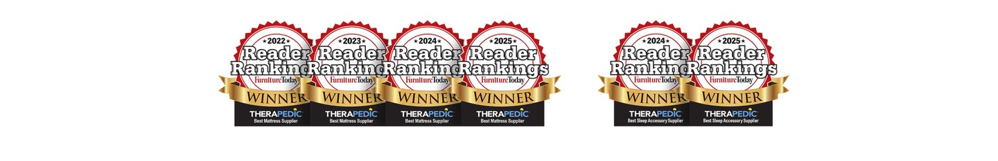 Furniture Today Reader Rankings winner badges